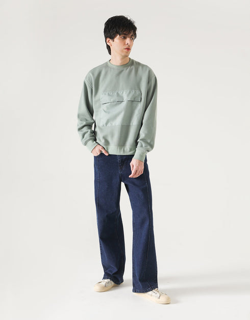 KANGAROO PATCH POCKET SWEATSHIRT